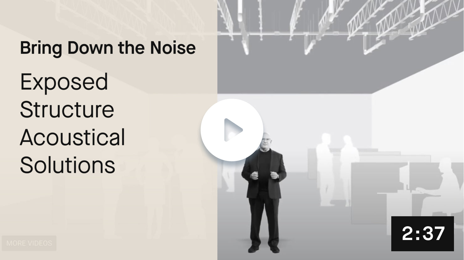 Bring Down the Noise - Exposed Structure Acoustical Solutions